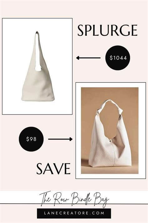 the row bindle bag dupe